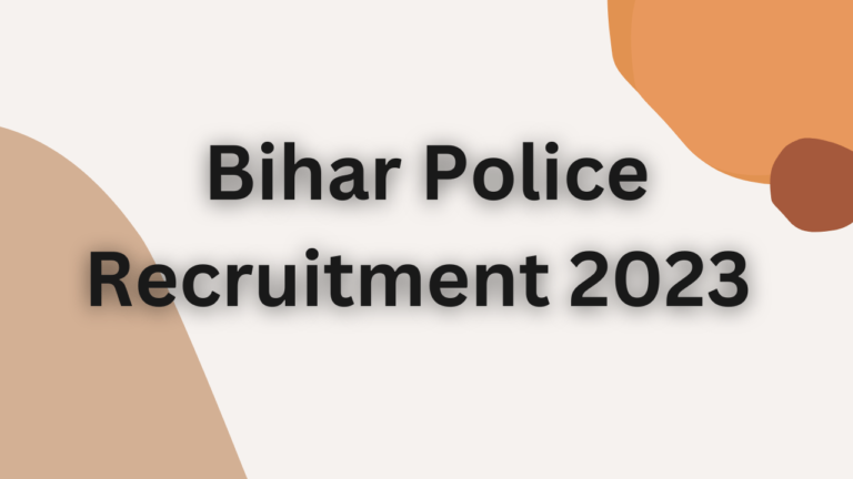 Bihar Police Recruitment 2023 – Apply Online for 64 SI, Sub Divisional Fire Station Officer Posts